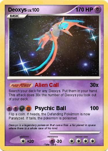 Pokémon Deoxys 1732 1732 - Alien Call - My Pokemon Card