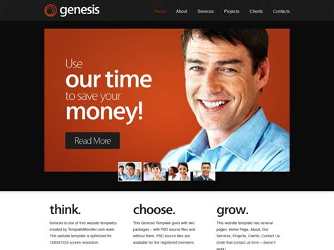 Plantillas HTML Para Descargar Gratuita Genesis Plantillas HTML