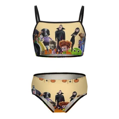 Hotel Transylvania Girls Bikini Swimsuits Two Piece Beach Bathing Suit Swimwear Y Cm