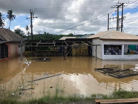 Tarkwa: Severe flooding engulfs Bonsa as river bursts its banks