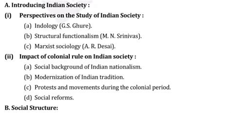 Upsc Sociology Syllabus 2024 Download Sociology Optional For Ias