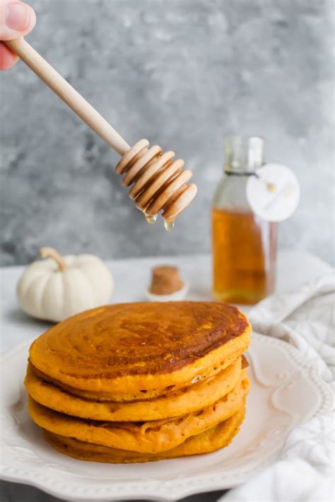 Honey Maple Pumpkin Pancakes