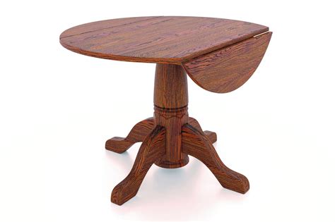 Drop Leaf Pedestal Table Amish Originals Furniture Company