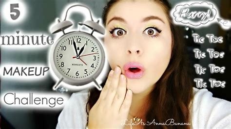 5 Minute Makeup Challenge Collab 2015 Youtube