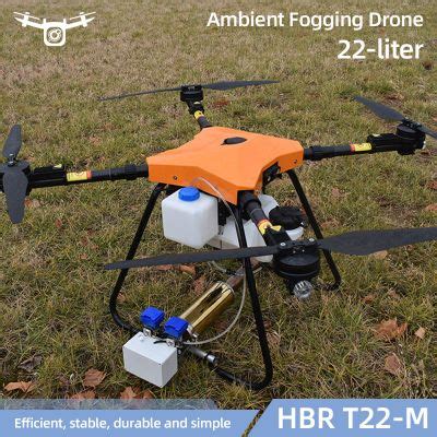 High Yield Drone Fumigation Crop Sprayer 22L 4 Axis Agricultural Drone