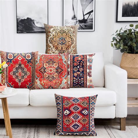 Retro Moroccan Style Cushion Cover Nordic Homestay Short Velvet Pillow