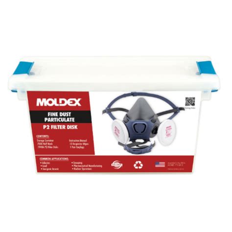 Moldex Series Pre Assembled Respirator Kit Dust Particulate