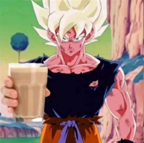 Chocolate Drink Goku Dragon Ball Super Funny Dragon Ball Artwork