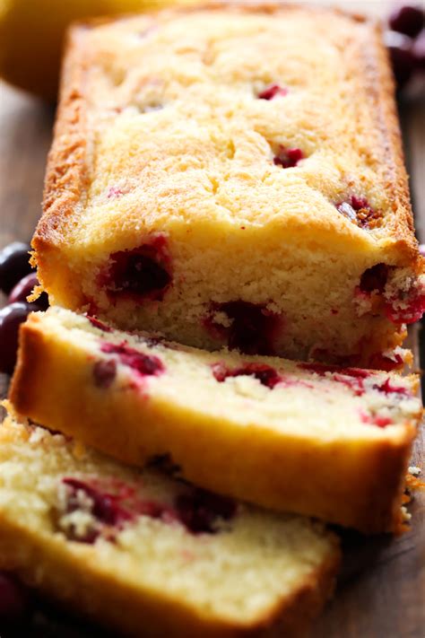 Cranberry Lemon Pound Cake Chef In Training