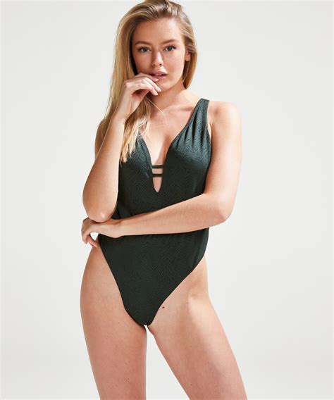 2023 New Trend Sexy Attraction Special Wave Fabric Halter One Piece Bikini Women Swimsuit