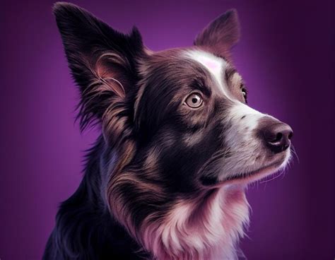 Premium AI Image | Dog Face Portrait Isolated on Background Realistic ...