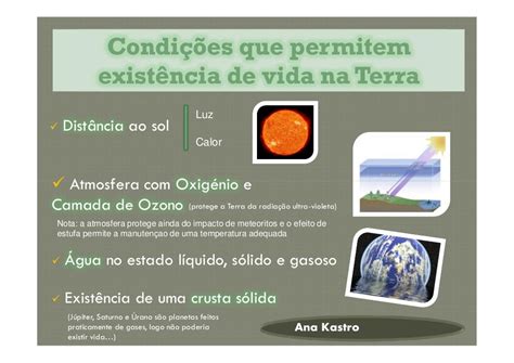 Cite Três Características Que Permitem A Vida Na Terra