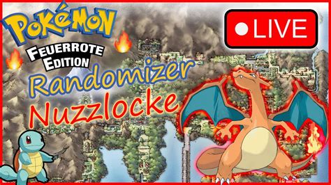 Lets Play Pokémon Feuerrot Randomizer Nuzzlocke Live YouTube