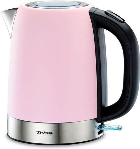 Trisa Retro Line Waterkoker L W Roze Bol