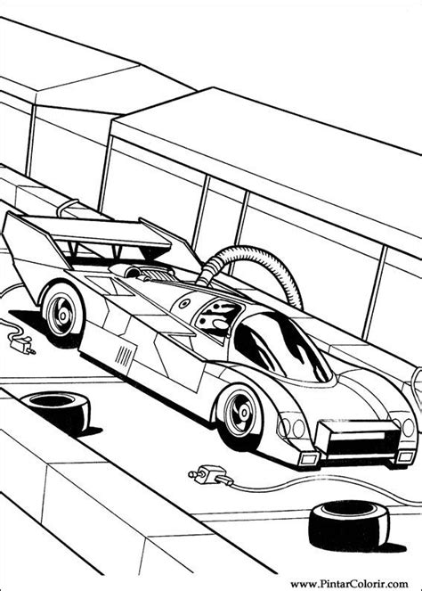 Disegni Per Dipingere Colour Hot Wheels Stampare Realizzazione 037