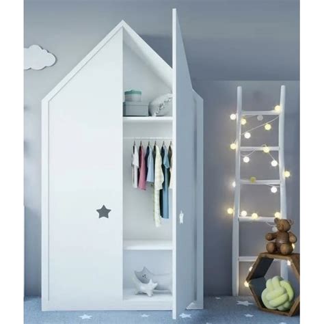 Шкаф-домик детский деревянный Звездочка из массива сосны – купить с ...