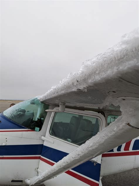 I picked up just a little bit of ice. : aviation