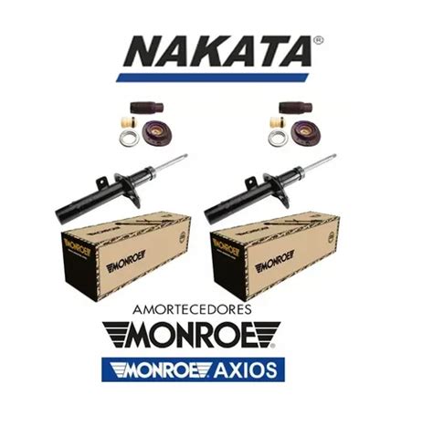 Amortecedor Monroe Ou Nakata - Par Amortecedor Dianteiro Monroe Kit Completo Nakata 206/207 ...