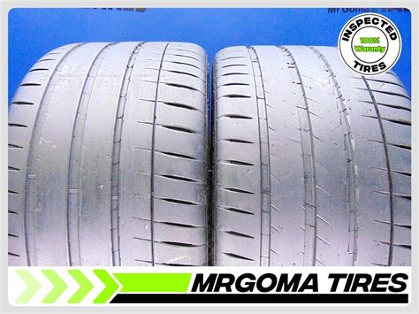 Set Of 2 Michelin Pilot Sport 4s Zp Rft 305 30 20 Used Tires 82 Life 3053020 Ebay