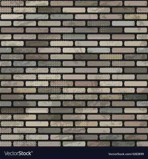 Abstract brick wall seamless Royalty Free Vector Image