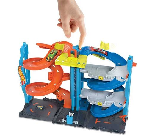Hot Wheels City Wyścigowa wieża z transformacją HKX43 Yupi pl