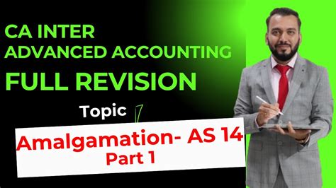 CA INTER Advanced Accounting Amalgamation Part 1 Revision With