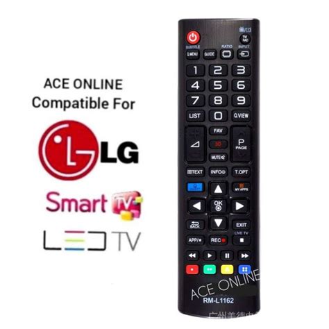 Lg LED LCD สมาร์ททีวี รีโมตคอนโทรล RM-L1162 | Lazada.co.th
