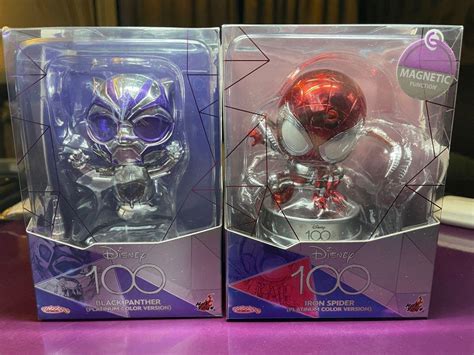 Disney Disney Hot Toys Cosbaby Iron Spider Black Panther Platinum Color Version Limited