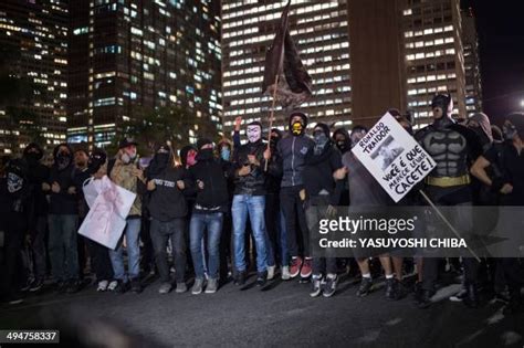 92 Members Of Anarchist Black Bloc Stock Photos, High-Res Pictures, and ...