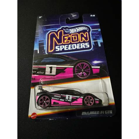 Hot Wheels Neon Speeders McLaren F1 GTR Shopee Malaysia