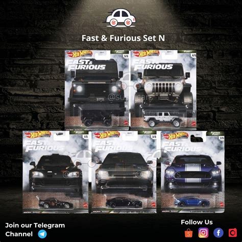 Hot Wheels Fast Furious Set N Hobbies Toys Toys Games On Carousell