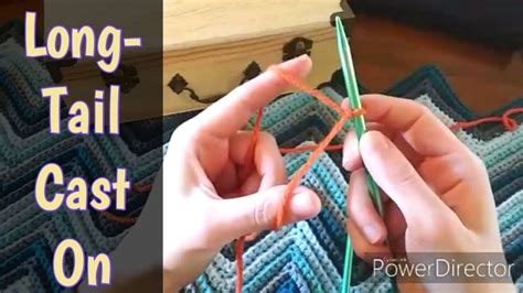 How To Long Tail Cast On Knitting For Absolute Beginners Youtube