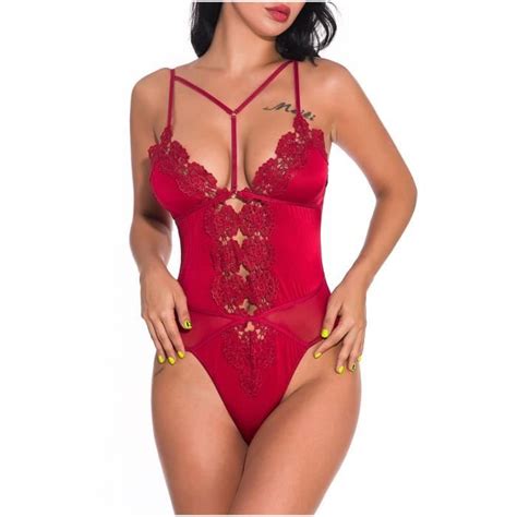 Ensemble De Lingerie Sexy Dames Mode Lingerie Rotique Couleur Unie