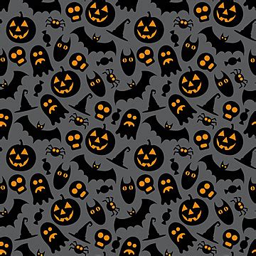 Halloween Ghost Eyes Seamless Background Vector Banner Paper Ghost Vector, Banner, Paper, Ghost ...