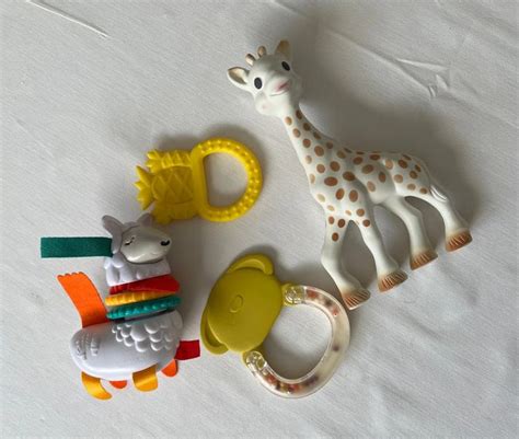 Lot Sophie La Girafe Hochet Anneaux Dentitions Et Lama Fisher Price