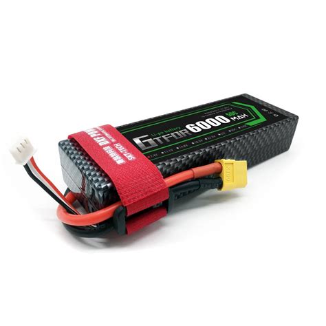 GTFDR 2 шт. 2S 7,4 V 6500 мА/ч, 6000 мА/ч, 50C 60C 120C Lipo Батарея RC ...