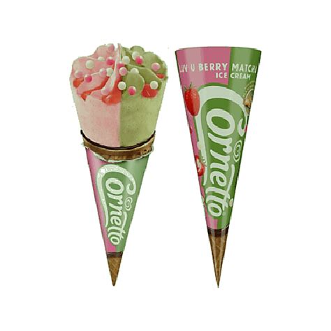 Cornetto Pooh Luv U Berry Matcha Ice Cream Ml Shop Walter Mart