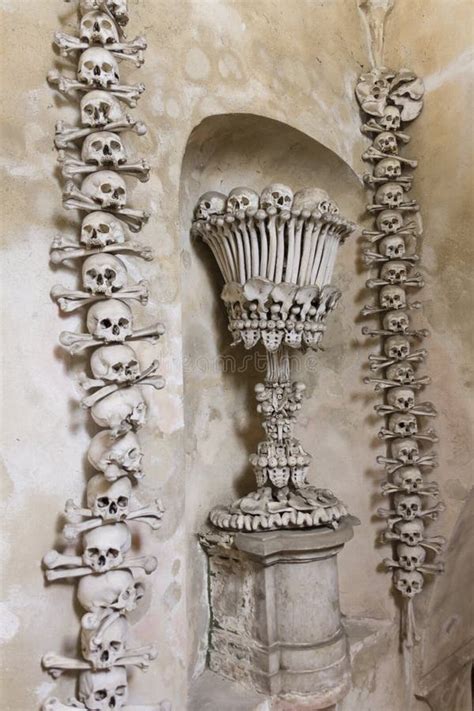 Bone Decoration of the Bone Church Kostnice Editorial Photography ...