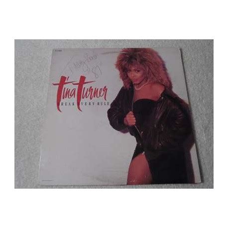 Tina Turner - Break Every Rule LP Vinyl Record For Sale