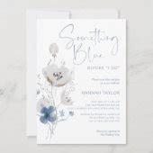 Something Blue Before I Do Bridal Shower Invitation Zazzle