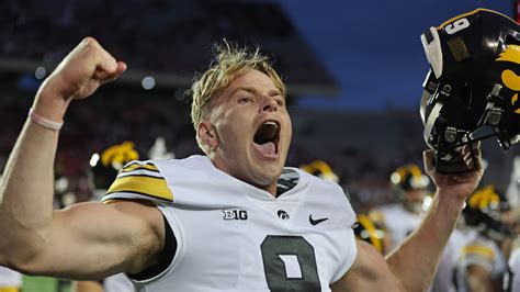 Punter Tory Taylor was MVP of game for Iowa in win over Wisconsin