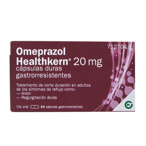 Omeprazol Healthkern 20mg 14 Cápsulas Gastrorresistentes