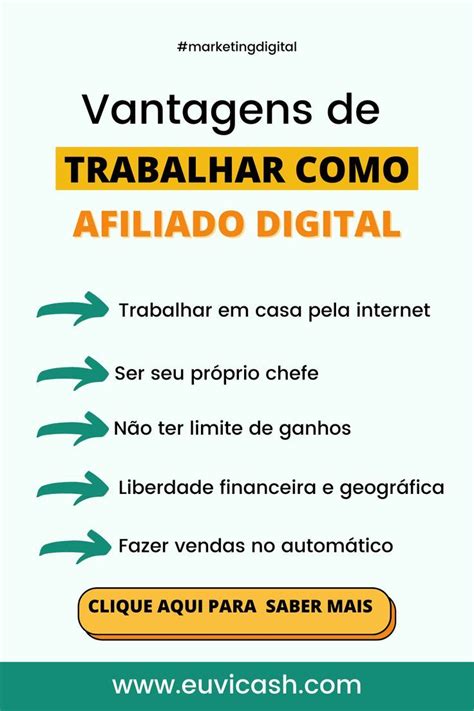 O que é afiliado digital e como trabalhar como afiliado Descubra um