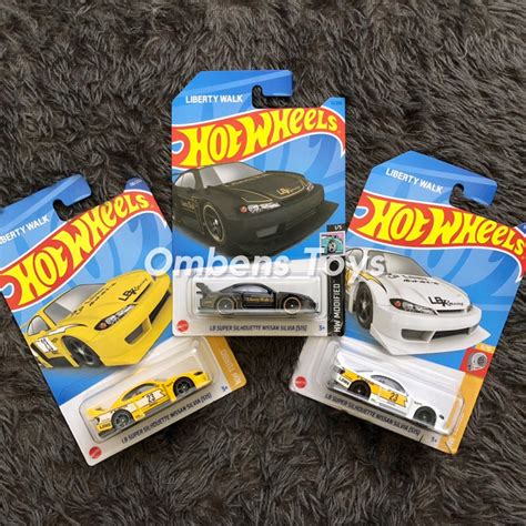 PUTIH HITAM Hot Wheels LB Super Silhouette Nissan Silvia S15 LBWK Black LBWK Yellow LBWK