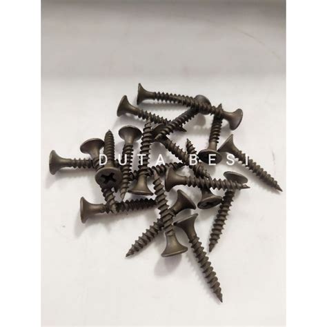 Jual Sekrup Gypsum Baja Baut Kayu Drywall Screw Skrup Gypsum Hitam