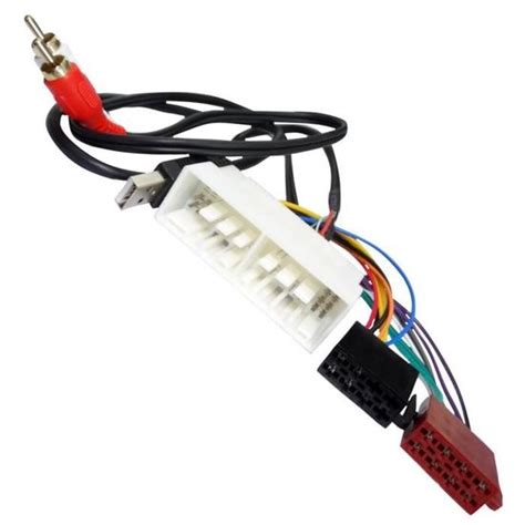 Aerzetix C Adaptateur Faisceau C Ble Fiche Iso Rca Usb Autoradio