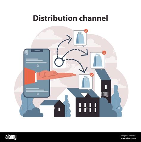 Market Penetration Concept Hand Guiding The Efficient Distribution