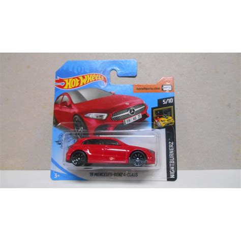 MERCEDES BENZ W177 A CLASS 2019 RED 5 10 NIGHTBURNERZ 1 64 HOT WHEELS BCN STOCK CARS