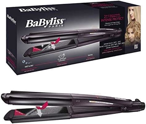 Babyliss ST330E 2-in-1 Wet And Dry Hair Curler & Straightener - 235 ...