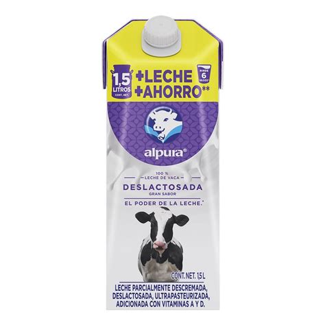 Leche Alpura Deslactosada Ultrapasteurizada L